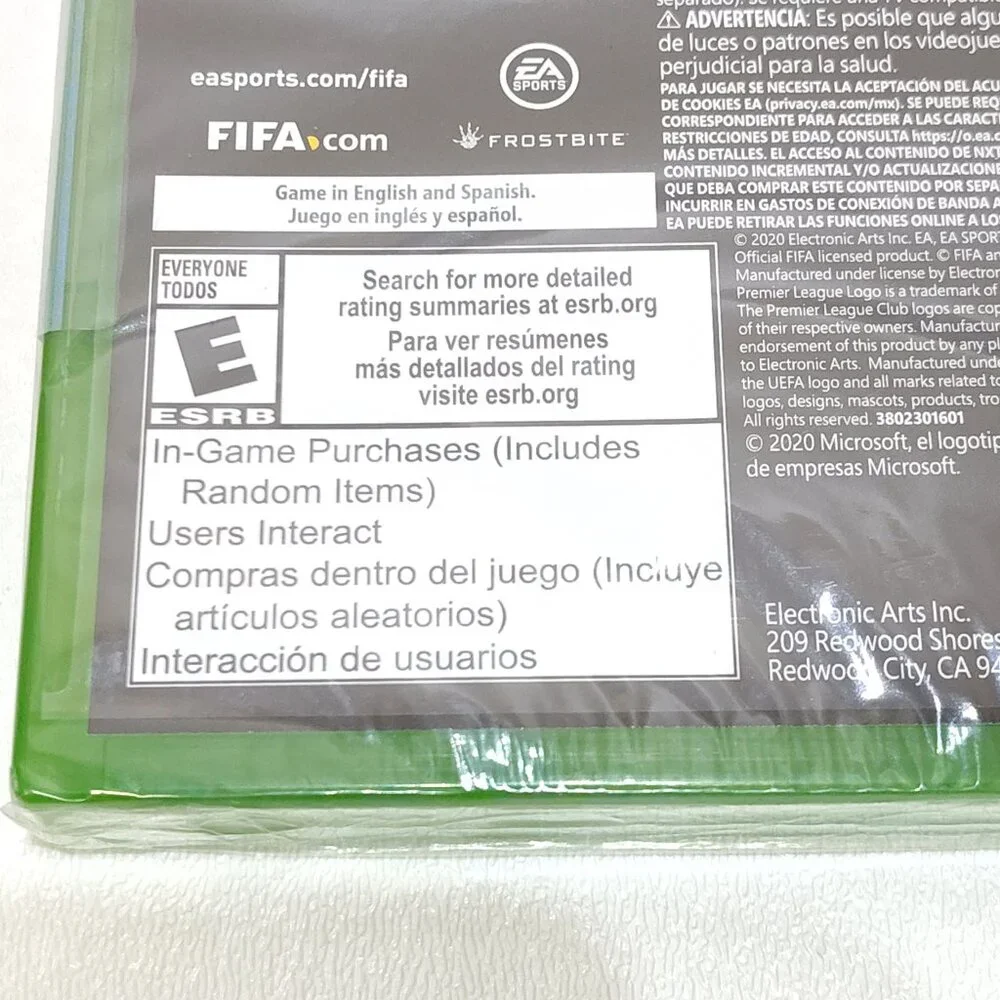 XBOX EA Sports FIFA 21 NXT LVL Edition Soccer XBOX Series X 4K Ultra HD HDR NWT
